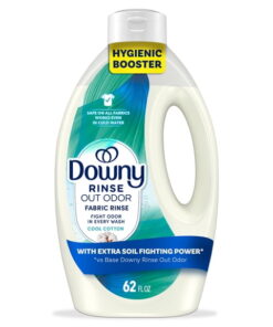 Downy Rinse Out Odor Laundry Rinse, Tackles Tough Odors and Refreshes, Cool Cotton Scent, 62 fl oz