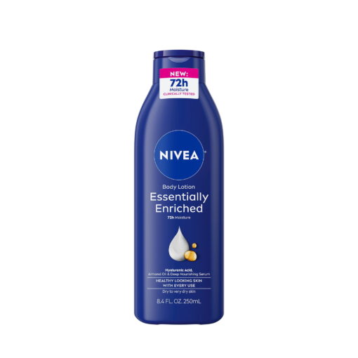 NIVEA-Essentially-Enriched-Body-Lotion-for-Dry-Skin-8-4-Fl-Oz-Bottle_06150833-e14d-4b6a-96aa-8ffeefc869f7.540536fb9f08fb0e3e38d5ba467a4cb1.jpeg NIVEA Essentially Enriched Body Lotion for Dry Skin with Hyaluronic Acid and Almond Oil, 8.4 fl oz