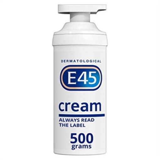 e45 dermatological cream treatment for dry skin conditions (500g)