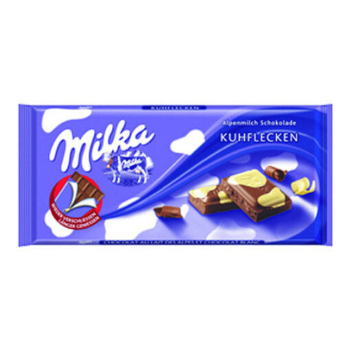 Milka Happy Cow White & Milk Chocolate Bar (Kuhflecken)