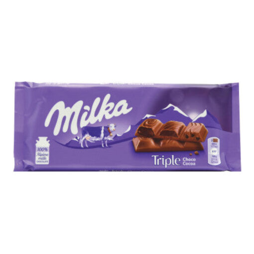 Milka Triple Choco Chocolate Bar